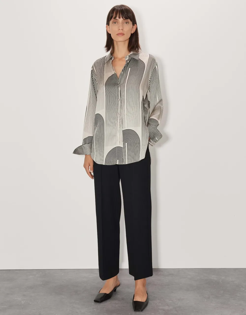 blouse_met_print_zardamoni_0.webp someday Blouse Met Print Zardamoni^ Blouses
