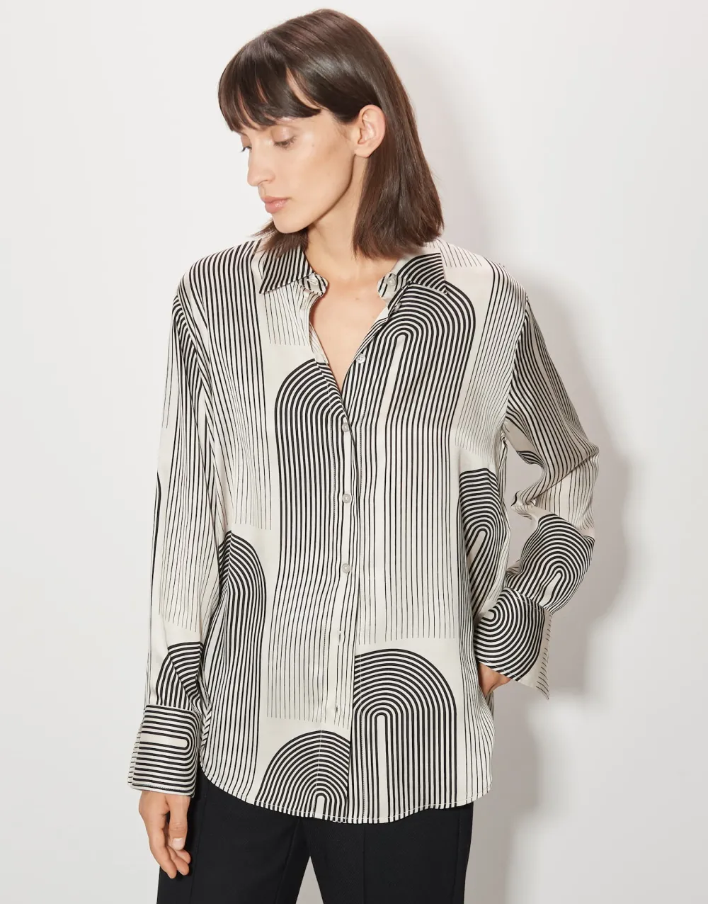 blouse_met_print_zardamoni_1.webp someday Blouse Met Print Zardamoni^ Blouses