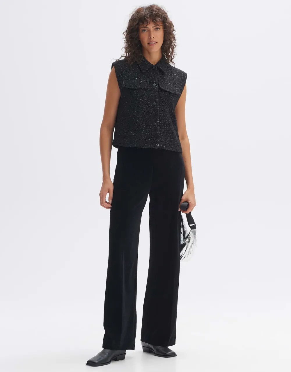 bodywarmer_wiry_shine_0.webp OPUS Fashion Bodywarmer Wiry Shine^ Blazer & Vesten
