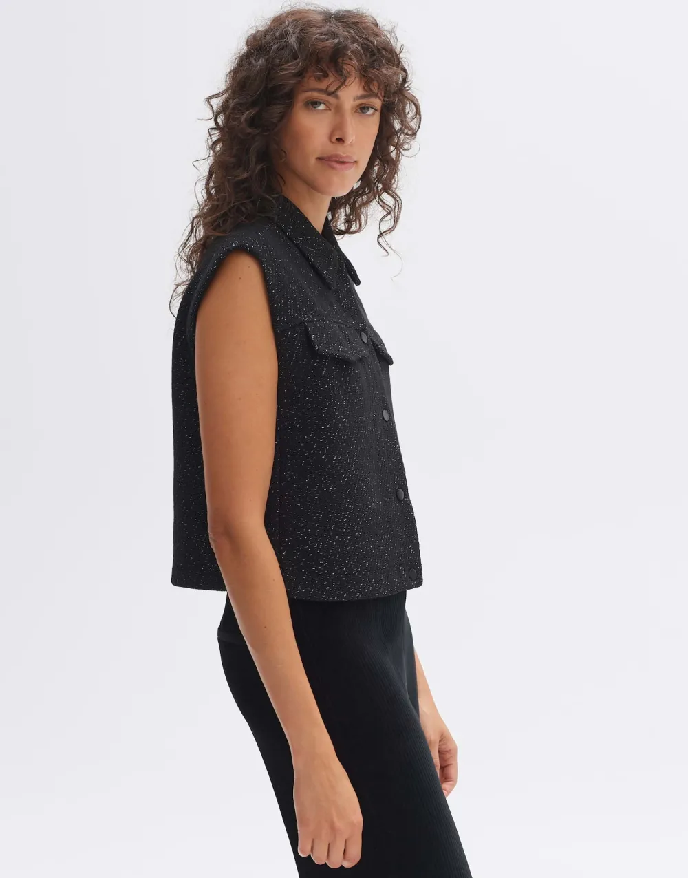 bodywarmer_wiry_shine_4.webp OPUS Fashion Bodywarmer Wiry Shine^ Blazer & Vesten