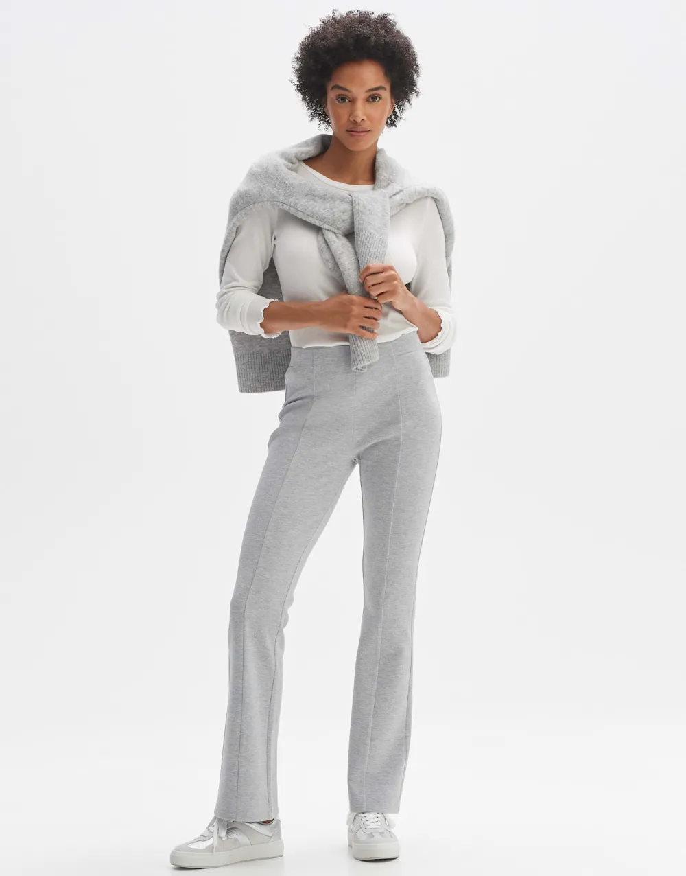 flared_pants_erja_shine_0.webp OPUS Fashion Flared Pants Erja Shine^ Broeken