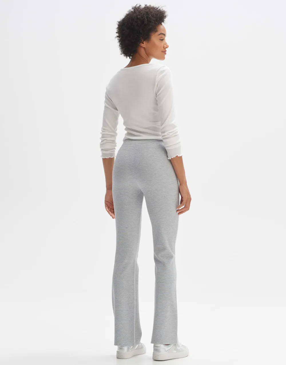 flared_pants_erja_shine_3.webp OPUS Fashion Flared Pants Erja Shine^ Broeken