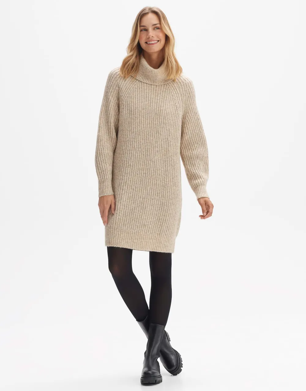 gebreide_jurk_wakya_0.webp OPUS Fashion Gebreide Jurk Wakya^ Jurken & Rokken