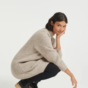 OPUS Fashion Gebreide Jurk Wetrissi^ Jurken & Rokken