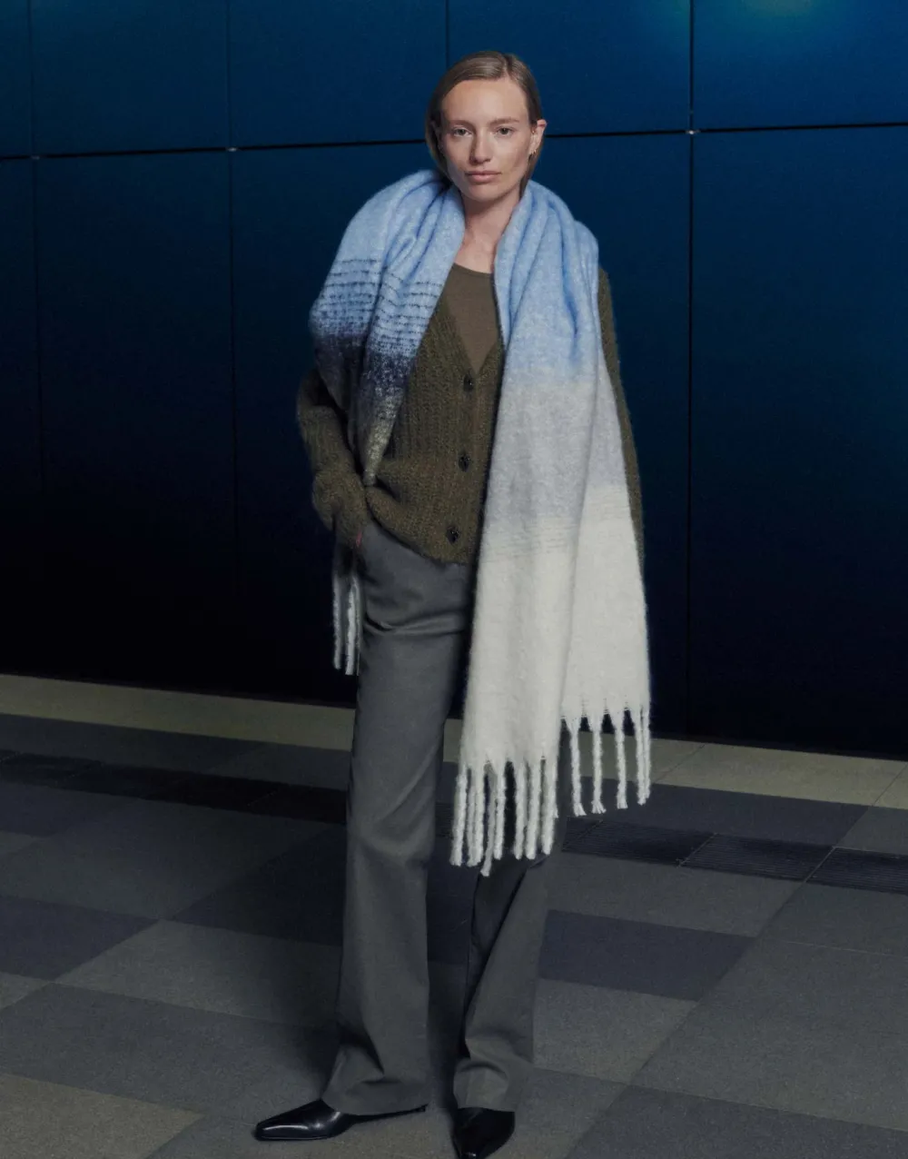 gebreide_sjaal_baquarium_scarf_1.webp someday Gebreide Sjaal Baquarium Scarf^ Accessoires