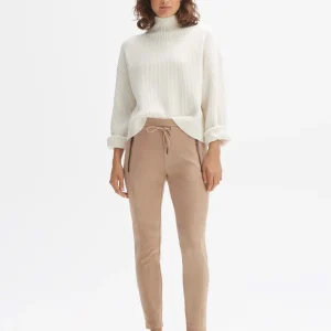 OPUS Fashion Kunstleren Broek Elvina^ Broeken