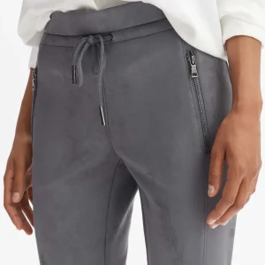 OPUS Fashion Kunstleren Broek Elvina^ Broeken
