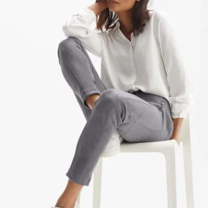 OPUS Fashion Kunstleren Broek Elvina^ Broeken