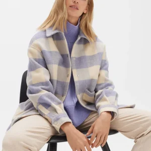 OPUS Fashion Overhemd Julola Check^ Blazer & Vesten