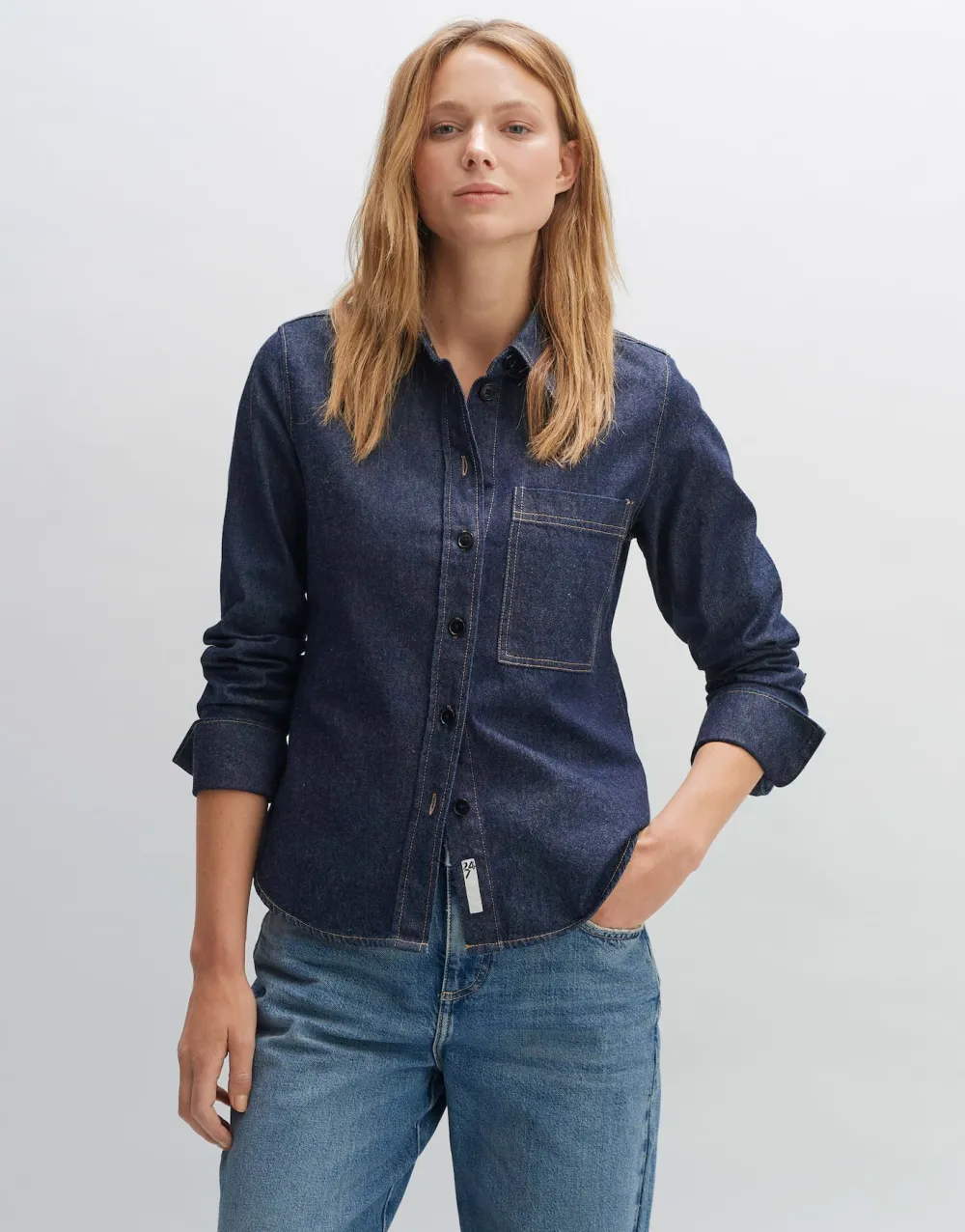 spijkerblouse_famalia_1.webp OPUS Fashion Spijkerblouse Famalia^ Blouses