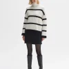 OPUS Fashion Wollen Trui Pory Stripe^ Gebreide Items